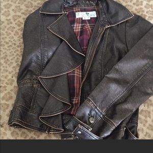 Jolt leather jacket